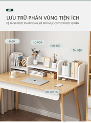 Kệ Sách Gỗ Để Bàn Gỗ MDF Thông Minh Nhỏ Gọn, Hiện Đại GAPI - GP261