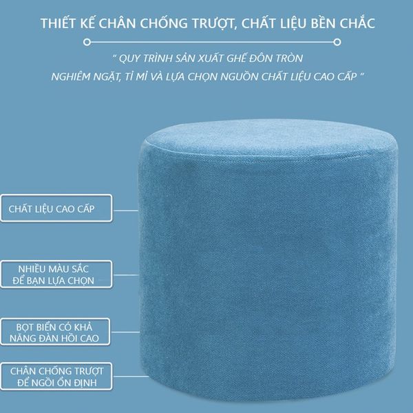 [Giảm giá 60%] Ghế Đôn Tròn GAPI - GC14