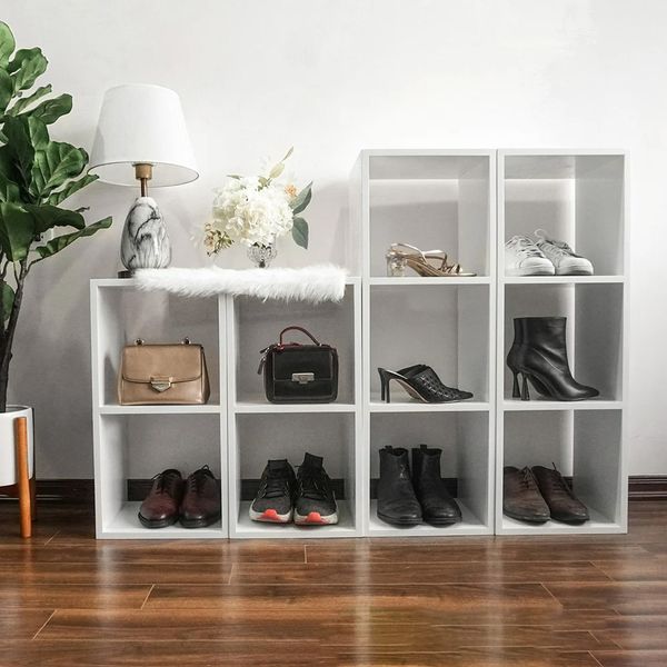 Kệ Sách Tổ Ong GAPI Đa Tầng Màu Trắng - Vân Gỗ - GP100