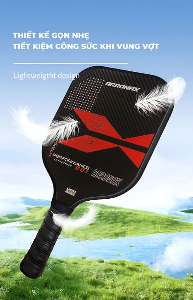 Vợt Pickleball Màu Đen Hiện Đại GAPI - PK02