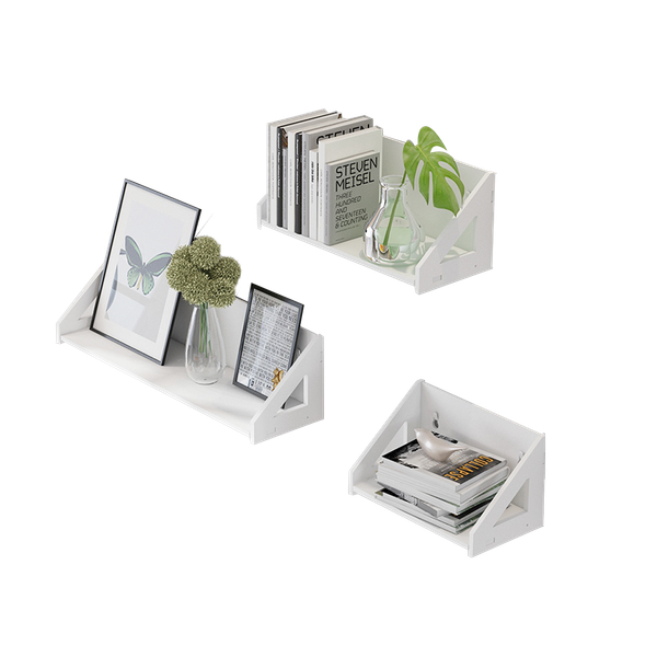 [Giảm giá 60%] Kệ Nhựa Treo Tường Nhựa GAPI Màu Trắng - IG387