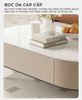 Bàn Trà Sofa Hình Oval Bọc Da Cao Cấp GAPI - GM155