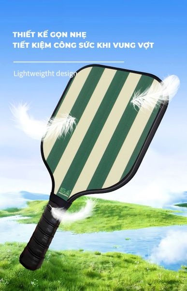 Vợt Pickleball Xanh Viền Trắng Hiện Đại GAPI - PK01A.3