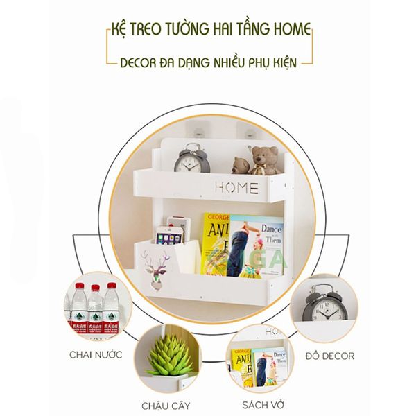 Kệ Treo Tường GAPI 2 Tầng - IG391