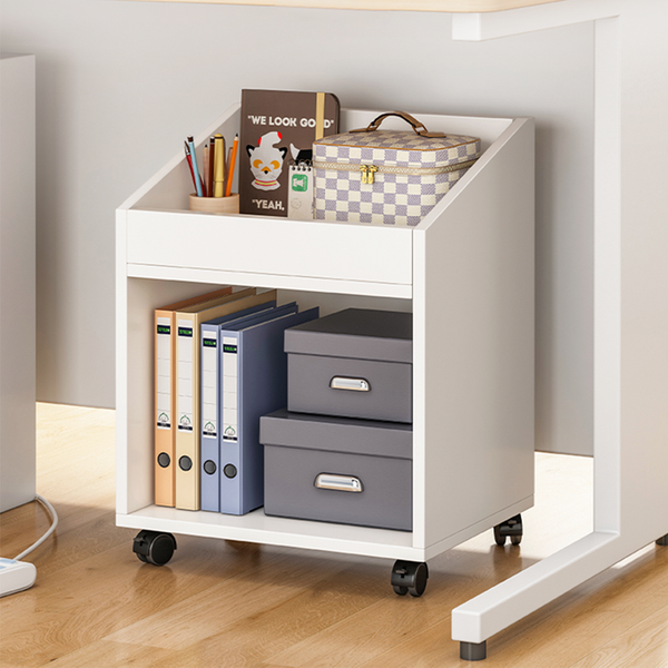 Tủ Đựng Đồ Văn Phòng GAPI Màu Trắng Có Bánh Xe - GP190