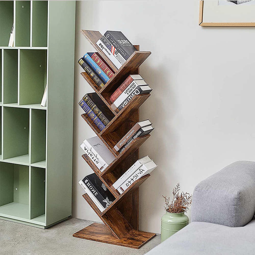 Kệ tủ giá sách bằng gỗ hình cây dùng để đựng sách vở và trang trí phòng  Hàng lắp ráp thông minh đa năng dễ dàng vận chuyển giá rẻ nhất tháng
