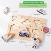 Bảng Đồ Chơi Giáo Dục Khám Phá Vũ Trụ Thông Minh Cho Bé Gỗ Cao Cấp GAPI - TOY06