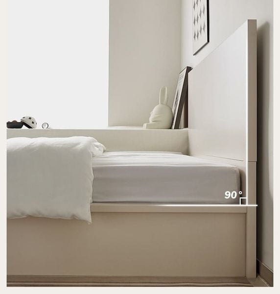 Giường Ngủ Gỗ MDF Đầu Giường Cao Thông Minh GAPI - GP340