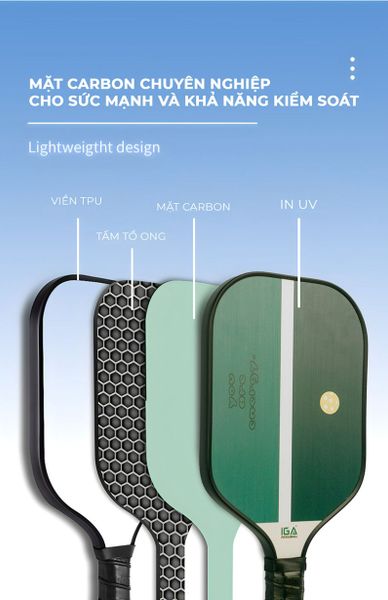 Vợt Pickleball Tối Giản Hiện Đại GAPI - PK01A.7