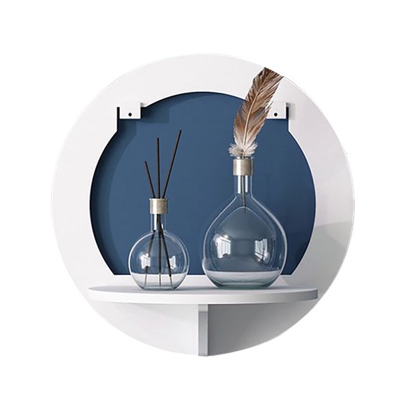 Kệ Treo Tường GAPI Khung Tròn - Lục Giác Màu Trắng - IG389