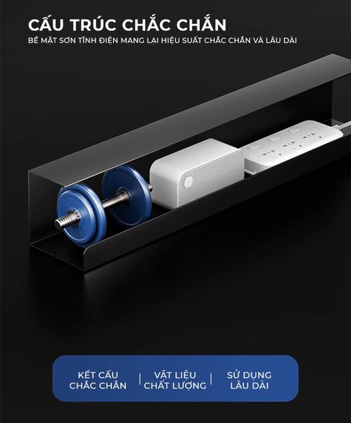 Khay Đi Dây Điện Gầm Bàn Làm Việc Tiện Ích - GM176