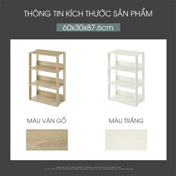 Kệ Sách Đa Năng GAPI 3 tầng - GA13