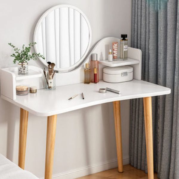 Bàn Trang Điểm GAPI Gỗ MDF Màu Trắng-Vân Gỗ - GP196