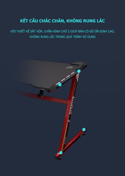 [Giảm giá 60%] Bàn Gaming Đa Năng Chân Chữ Z - GM71