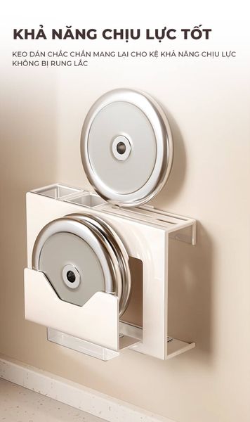 Giá để dao đa năng gắn tường không khoan - GM203