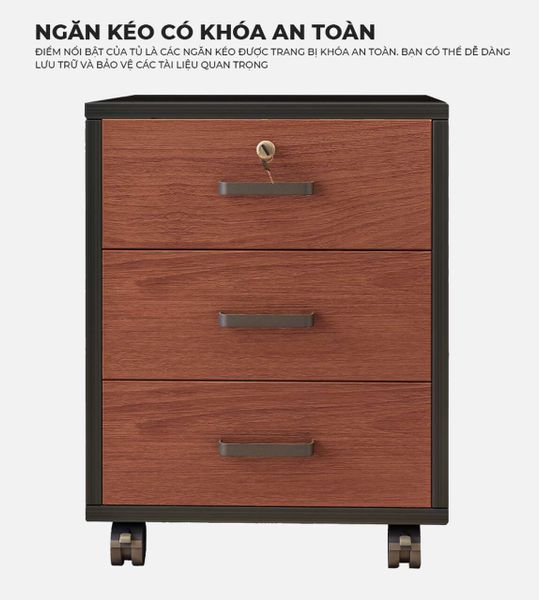 Tủ Hồ Sơ Ngăn Kéo Có Khóa - GP370