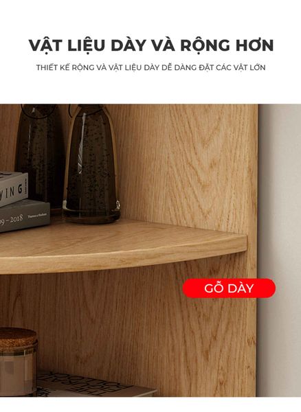 Kệ Góc Tường Trang Trí Đa Tầng Hiện Đại - GP377