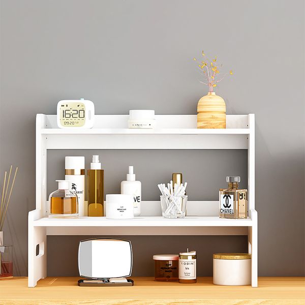 Kệ Đồ Để Bàn Nhỏ Gọn Màu Trắng Tối Giản GAPI - IG408