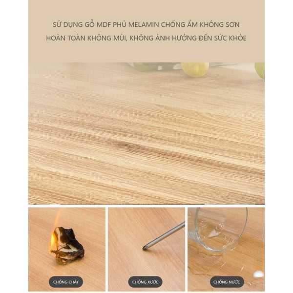 Bàn Ăn Thông Minh Gấp Gọn Gỗ MDF Hiện Đại GAPI - BATM5