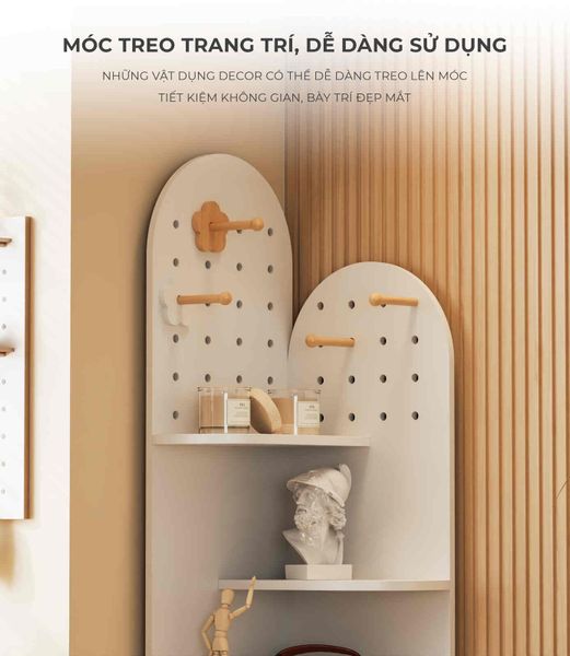 Kệ Góc Tường Trang Trí Đa Tầng Hiện Đại - GP377