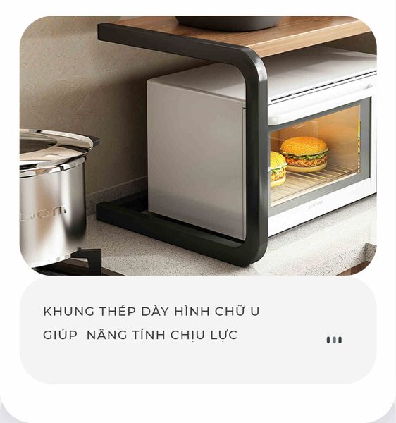 Kệ lò vi sóng 2 tầng hiện đại - GM157