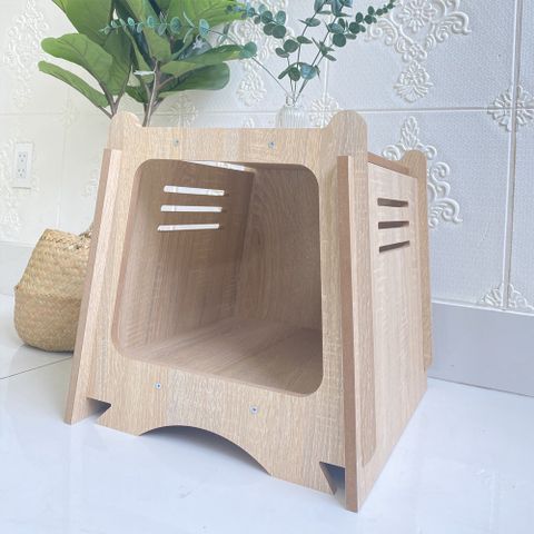 Nhà Cho Mèo GAPI PET Màu Gỗ - GP208