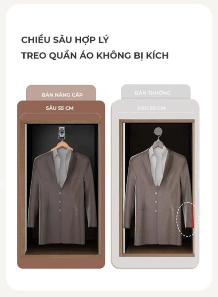 Tủ Quần Áo Đơn Nhỏ Gọn Tiện Lợi - GP345