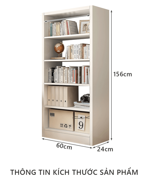 Kệ Sách Gỗ MDF Đa Năng 5 Tầng Tối Ưu Tiện Lợi Không Gian GAPI - GP250 (2 Màu)