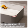 Bàn Trà Sofa Mặt Đá  Bọc Da – Sang Trọng, Hiện Đại - GM167