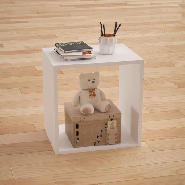 Kệ Sách Tổ Ong GAPI Đa Tầng Màu Trắng - Vân Gỗ - GP100