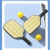 Vợt Pickleball Vàng Viền Trắng Tinh Tế GAPI - PK01A.1