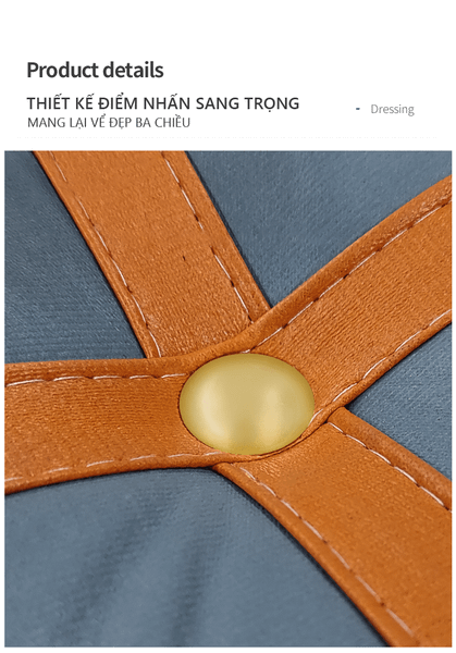 Ghế Đôn Sofa nhỏ gọn bọc da hiện đại, sang trọng GAPI - GC16