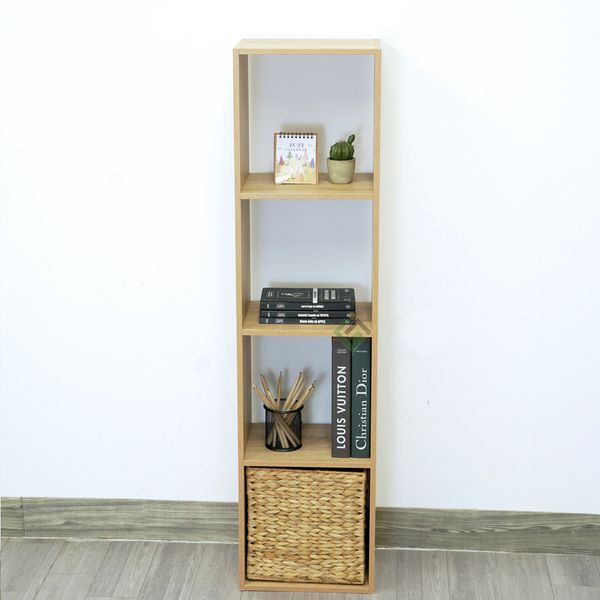 Kệ Sách Tổ Ong GAPI Đa Tầng Màu Trắng - Vân Gỗ - GP100