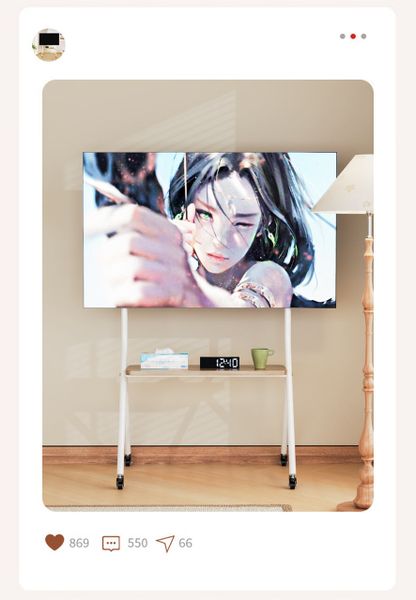 Giá Treo Tivi Khung Sắt Mặt Gỗ - GM189