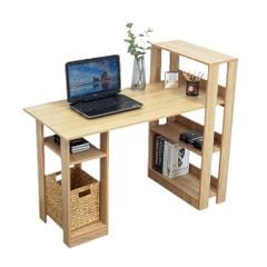 Bàn Làm Việc GAPI Gỗ MDF Màu Trắng-Đen - GP09