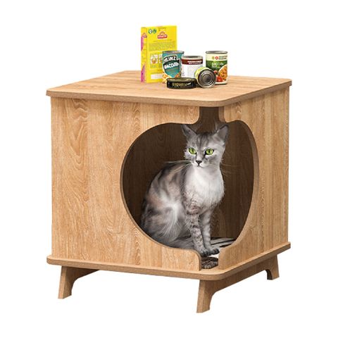 Nhà Cho Mèo GAPI PET Màu Gỗ - GP204