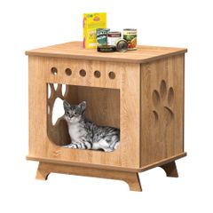 Nhà Cho Mèo GAPI PET Màu Gỗ - GP205