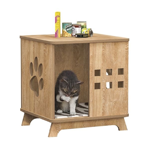 Nhà Cho Mèo GAPI PET Màu Gỗ - GP206