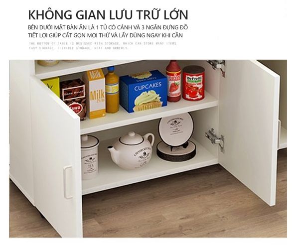 Bàn Ăn Thông Minh Gấp Gọn GAPI - GP286 - Hết hàng