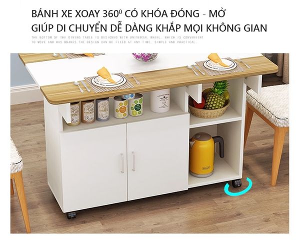 Bàn Ăn Thông Minh Gấp Gọn GAPI - GP286 - Hết hàng