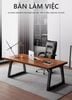 Bàn Làm Việc Gỗ MDF Khung Chân Sắt Hiện Đại, Sang Trọng GAPI - GM121