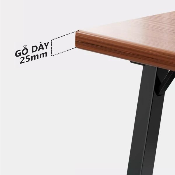 Bàn Làm Việc Gỗ MDF Khung Chân Sắt Hiện Đại, Sang Trọng GAPI - GM121