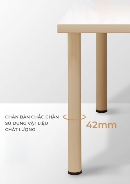 Bàn Làm Việc Chân Sắt Thông Minh Kèm Tủ Đựng Đồ Đa Năng GAPI - GM123