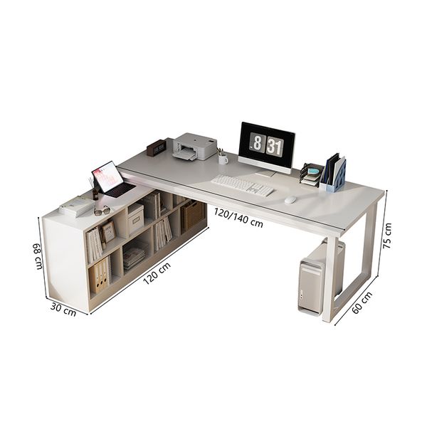 Bàn Làm Việc Thông Minh Gỗ MDF kết hợp Kệ Sách Đa Năng GAPI - GM131