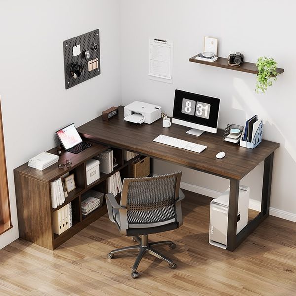 Bàn Làm Việc Thông Minh Gỗ MDF kết hợp Kệ Sách Đa Năng GAPI - GM131