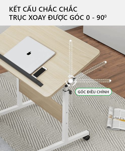 Bàn Làm Việc Gỗ MDF Nâng Hạ Thông Minh Hiện Đại GAPI - GM109