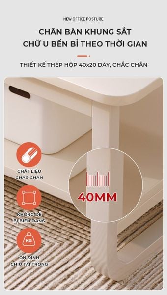 Bàn Trà Sofa Phòng Khách Thông Minh 2 Tầng Hiện Đại GAPI - GM135