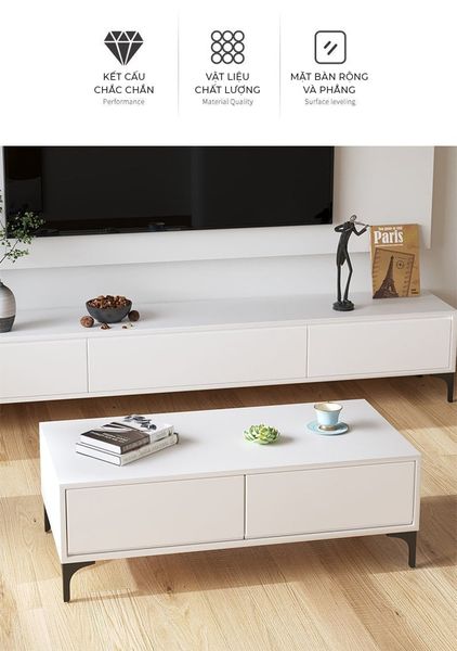 Bàn Trà Sofa Phòng Khách Có Ngăn Kéo Đa Năng, Hiện Đại GAPI - GP319