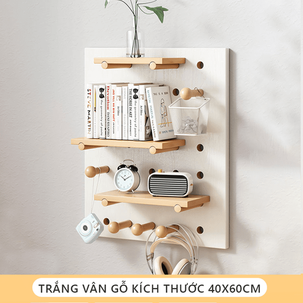 Bảng Treo Tường Trang Trí PEGBOARD gỗ - GP295