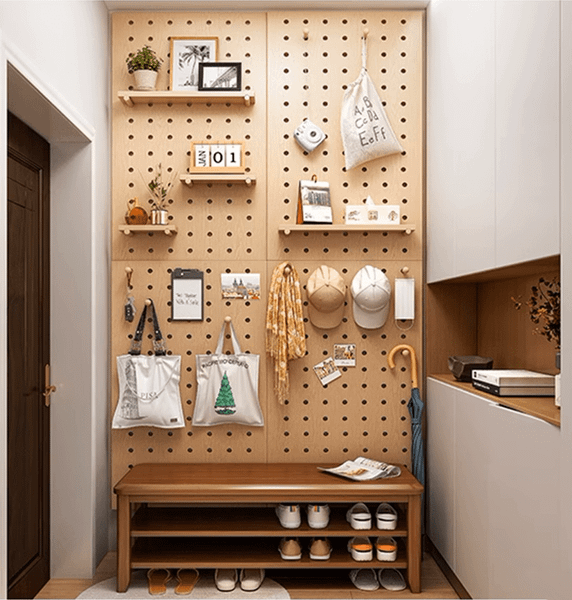 Bảng Treo Tường Trang Trí PEGBOARD gỗ - GP295